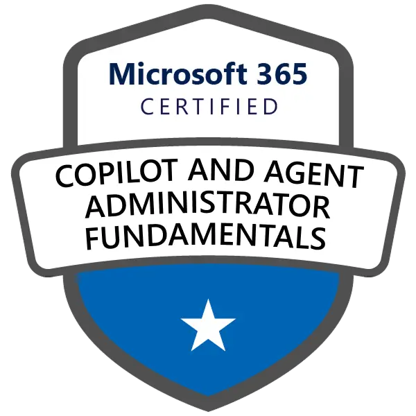 Microsoft Copilot and Agent Administration Fundamentals Logo