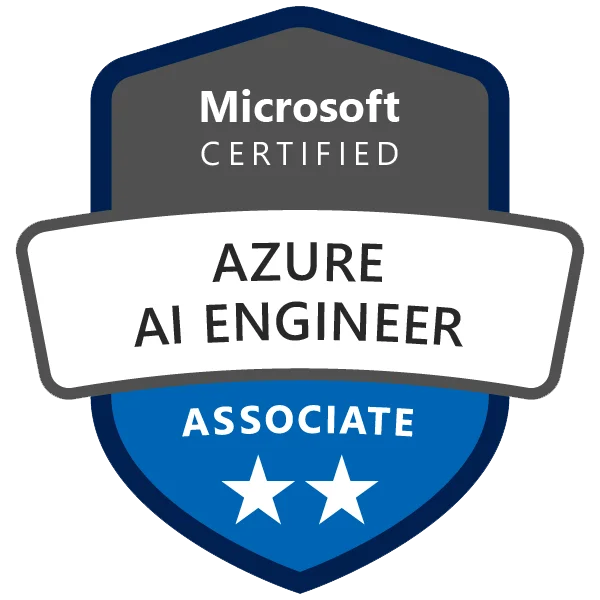 Microsoft Azure AI Apps and Agents Developer Associate logo