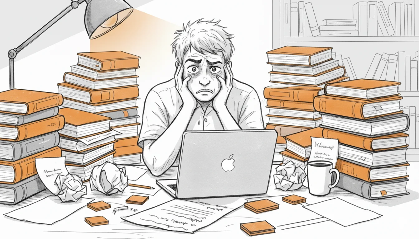 Frustrated learner with traditional study methods