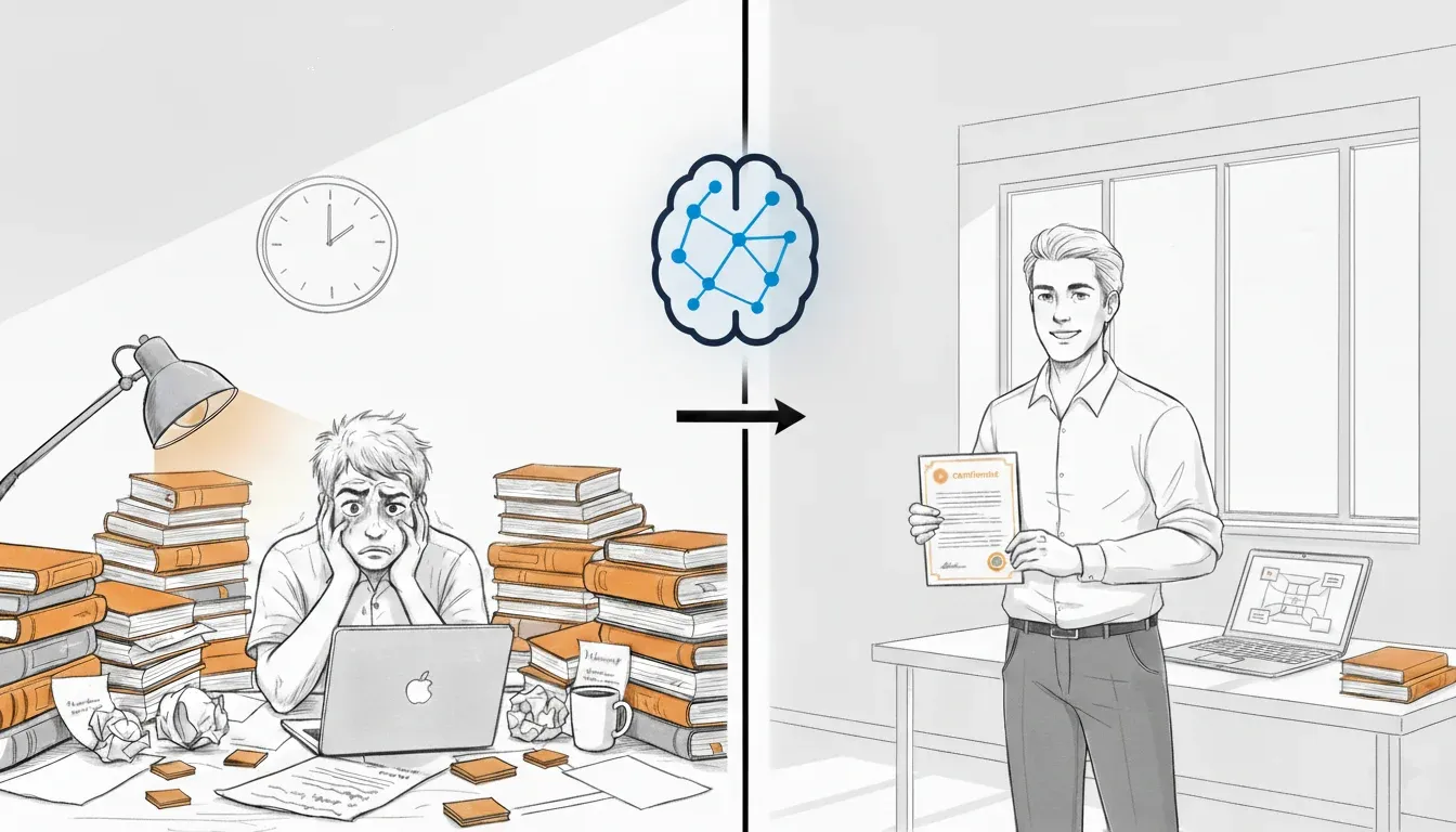 From frustrated studying to certified professional